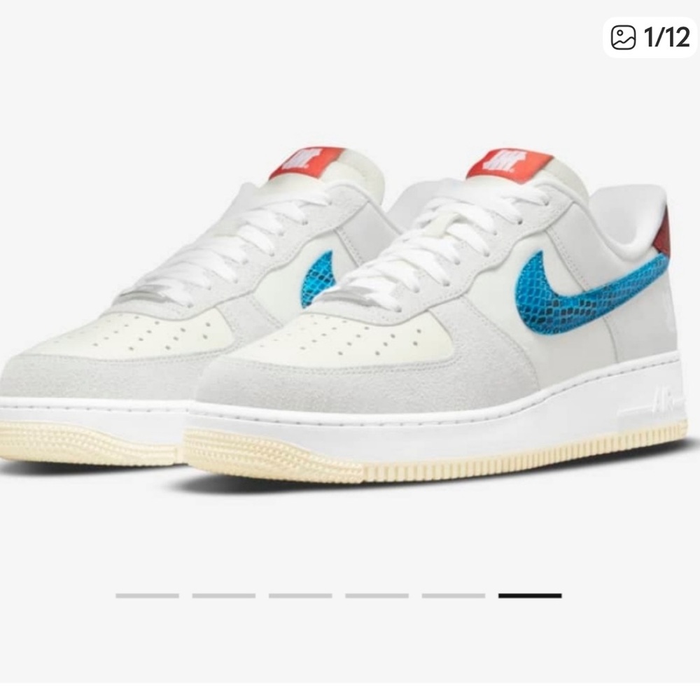 Nike Air Force 1 Low SP in Blue and Gray